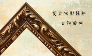 VILZSTUDIOS Carved full-length dressing mirror home decor items whole body mirror large full size accesorios para cuarto interior furniture