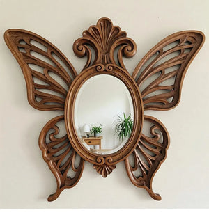 VILZSTUDIOS Irregular Big Decorative Mirrors Retro Luxury Bedroom Wall Make Up Mirror Vanity Aesthetic Girls Espelho Room Decoration