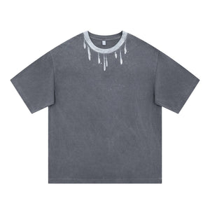 VILZSTUDIOS Loose Fit Casual Cotton T-Shirt