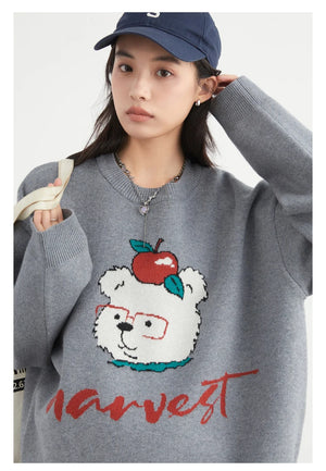 VILZSTUDIOS Cozy Cute Bear Sweater