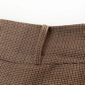 VILZSTUDIOS Plaid High Waist Mini Skirt