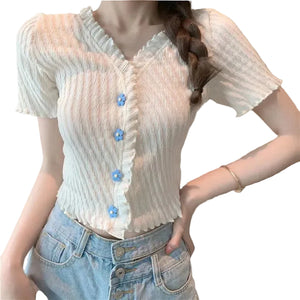 VILZSTUDIOS Button Down Casual T-Shirt