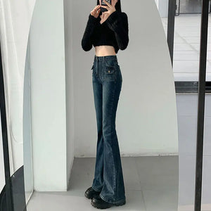 VILZSTUDIOS Vintage High Waist Flared Jeans