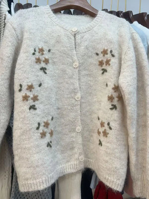 VILZSTUDIOS Elegant Thick Knitted Cardigan