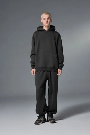 VILZSTUDIOS Premium Minimalist Fleece Solid Color Hoodie