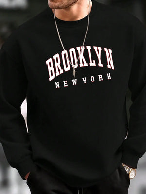 VILZSTUDIOS Brooklyn Round Neck Casual Sweater