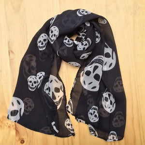 VILZSTUDIOS Casual Skull Scarf