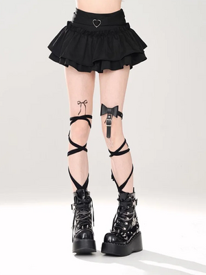 VILZSTUDIOS Sweet Japanese Kawaii High Waist Skirt