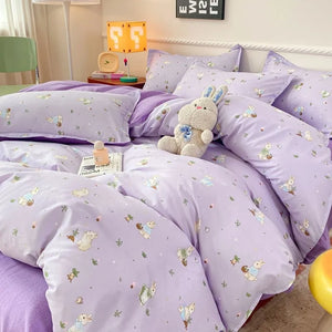 VILZSTUDIOS Luxurious Soft Twin-Queen Duvet Bedding Set