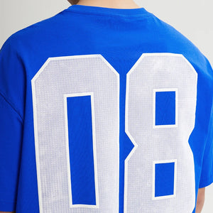 VILZSTUDIOS American Letter Print Cotton Casual T-Shirt