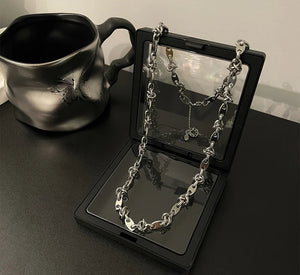 VILZSTUDIOS Luxury Stainless Steel Splicing Punk Necklace
