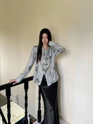 VILZSTUDIOS Tie Dye Button-Up Shirt