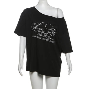 VILZSTUDIOS Chic Versatile Off Shoulder T-Shirt