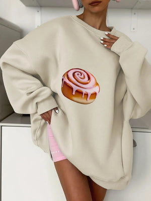 VILZSTUDIOS Cozy Cake Print Sweater