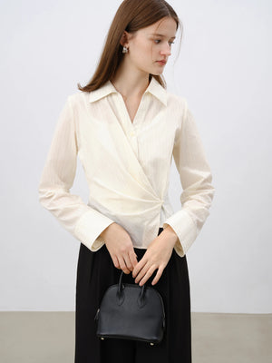 VILZSTUDIOS Versatile Asymmetrical Waist Shirt
