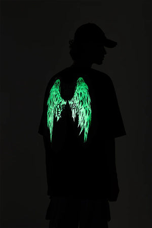 VILZSTUDIOS Luminous Glow-in-the-Dark Oversized T-Shirt