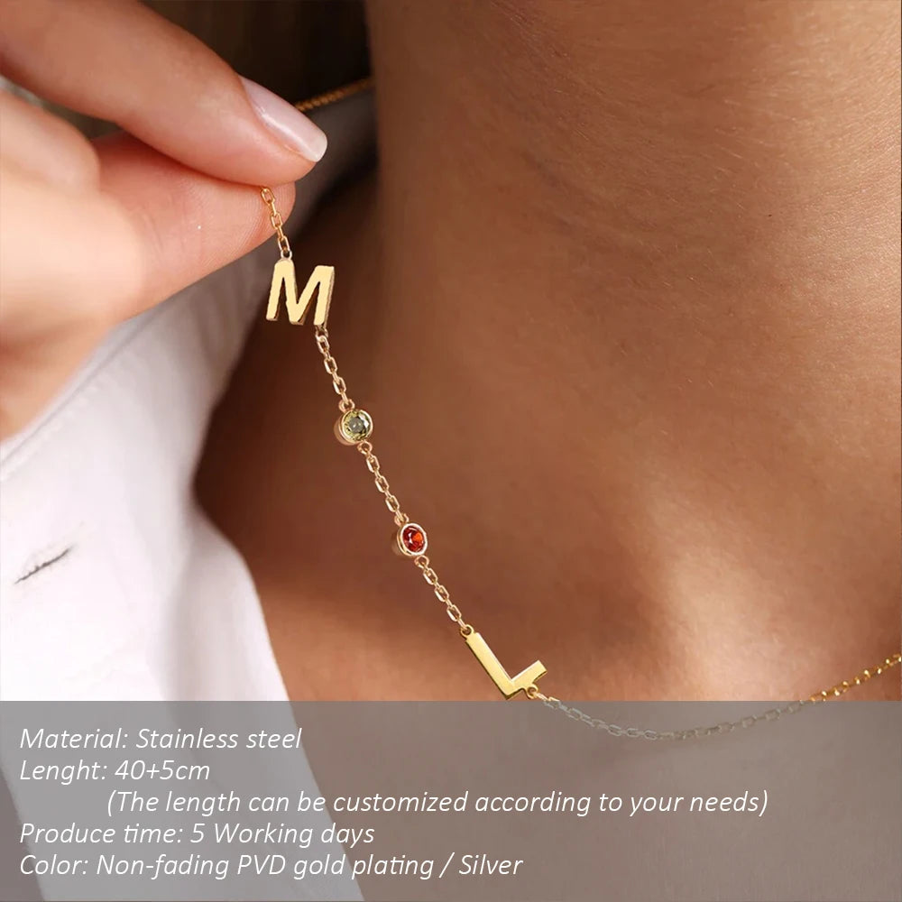 VILZSTUDIOS DIY Birthstone Customized Necklace