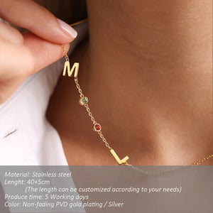 VILZSTUDIOS DIY Birthstone Customized Necklace