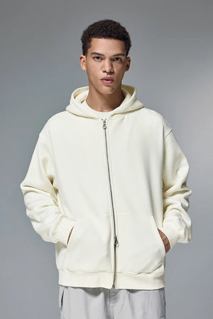 VILZSTUDIOS Premium Trendy Fleece Full Zip Hoodie