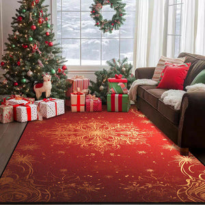 VILZSTUDIOS Luxurious Festive Red Rugs