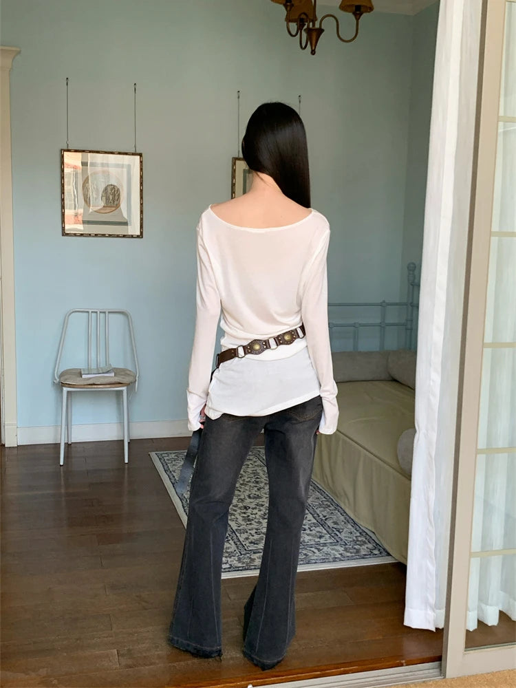 VILZSTUDIOS Beetle Orchid Print Long Sleeve Top