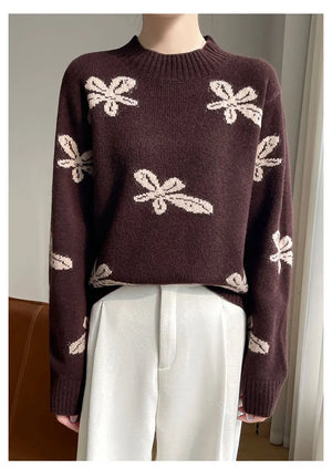 VILZSTUDIOS Cozy Cashmere Embroidered Sweater