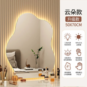 VILZSTUDIOS Wavy Wall Mirror Living Room Decoration Modern Art Vanity Aesthetic Large Size Mirror Fashion Espelhos Lounge Suite Furniture