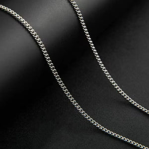 VILZSTUDIOS Men Stylish Stainless Steel Cuban Chain Necklace