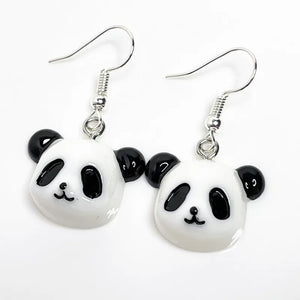 VILZSTUDIOS Adorable Panda Head Cute Resin Earring