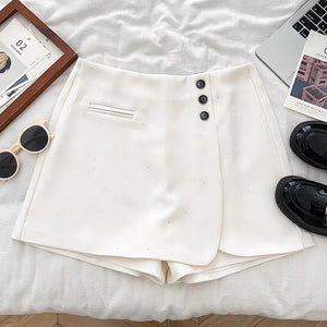 VILZSTUDIOS Sequin High Waisted Suit Shorts Pants