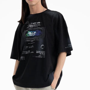 VILZSTUDIOS High Quality Patchwork Long Sleeve T-Shirt
