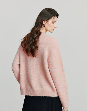 VILZSTUDIOS New Cat Patchwork Knitted Wool Cardigan