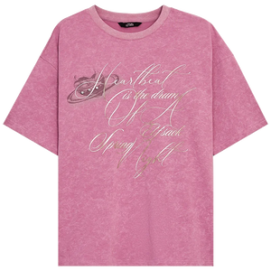 VILZSTUDIOS Diamond Sequined Casual Cotton T-Shirt