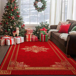 VILZSTUDIOS Luxurious Festive Red Rugs