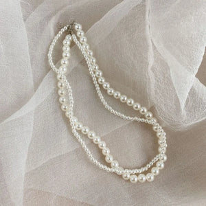 VILZSTUDIOS Elegant Pearl Beaded Necklace