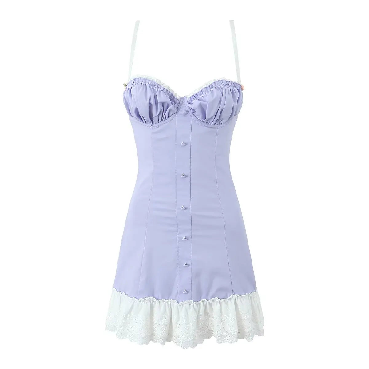 VILZSTUDIOS Sexy Ruched Chest Corset Style Dress