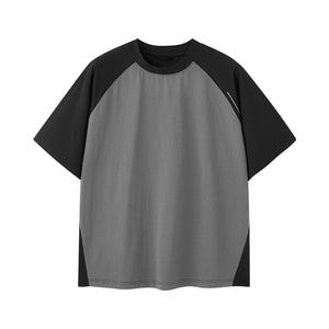 VILZSTUDIOS Breathable Quick Dry Color Block T-Shirt