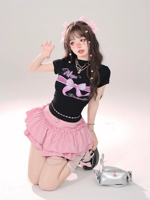 VILZSTUDIOS Sweet Japanese Kawaii High Waist Skirt