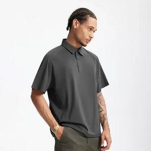 VILZSTUDIOS Polo Solid Color Smooth T-shirt
