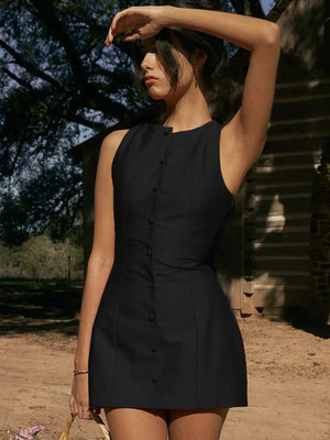 VILZSTUDIOS Sleeveless Sexy Mini Dress