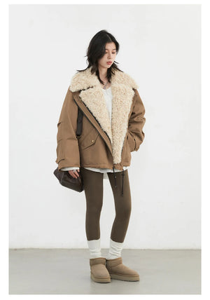 VILZSTUDIOS Chic Loose Retro Cotton Jacket