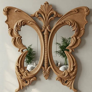 VILZSTUDIOS Irregular Big Decorative Mirrors Retro Luxury Bedroom Wall Make Up Mirror Vanity Aesthetic Girls Espelho Room Decoration