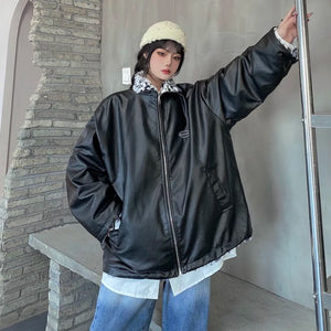 VILZSTUDIOS Leopard Print Oversized Jacket