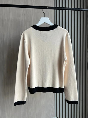 VILZSTUDIOS Basic Knitted Round Neck Cardigan