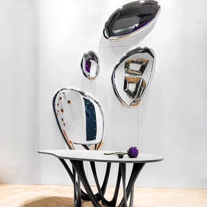 VILZSTUDIOS Designer High-end Mirror Art Makeup Mirror Irregular Shaped Living Room Decoration Mirrors Dekoracyjne Lustra Home Decoration
