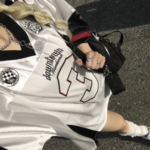 VILZSTUDIOS Retro Silver Jersey Number 3 T-Shirt