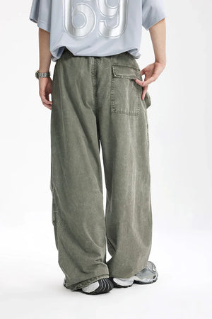 VILZSTUDIOS Heavy Washed Straight Leg Pants