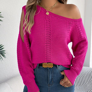 VILZSTUDIOS Cozy Knitted Off-Shoulder Sweater