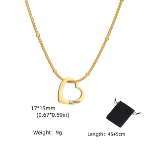 VILZSTUDIOS Customized Name Date Love Necklace