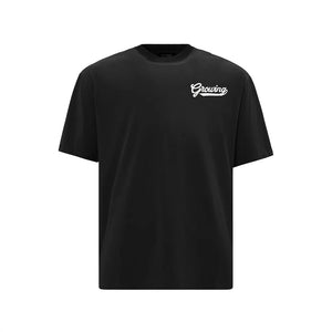 VILZSTUDIOS Casual Beaded Print Short Sleeve T-Shirt